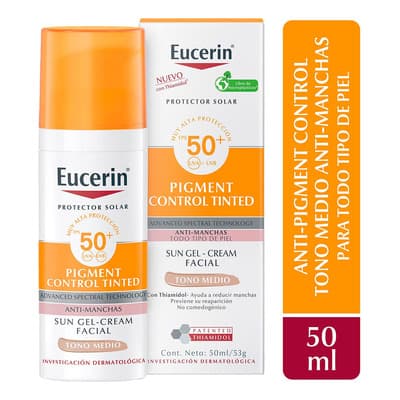 Protector Solar Antipigment Tono Medio Fps50 50ml Eucerin - $279.00 en Mercado Libre | PrecioMX