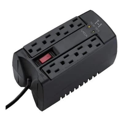 Regulador Voltaje Vica T-1 750va 400w 8 Contactos Color Negro - $460.00 en Mercado Libre | PrecioMX