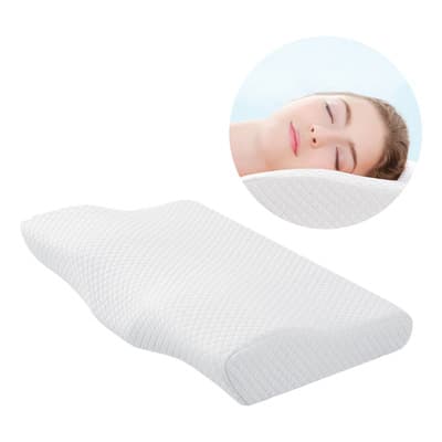 Almohada Cervical Memory Foam Ortopedica Gel Suave Cómoda Blanco Raoshijiedkes Pack Almohadas Comodas Almohadas Pack Almohadas Almohada Almohada Memory Foam Almohadas Luna Gel Almohadas Ortopedicas