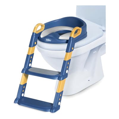 Asiento De Entrenamiento Para Baño Para Niños Con Escalera Antideslizante, Taburete Plegable Infantil Para Escusado Y Taza De Baño, Fácil De Guardar, Asiento Ergonómico Y Acolchonado, 2 A 5 Años - $498.00 en Mercado Libre | PrecioMX
