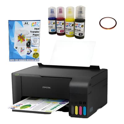 Impresora Epson Ecotank L1250 Wifi Para Planchas Sublimación Color Negro