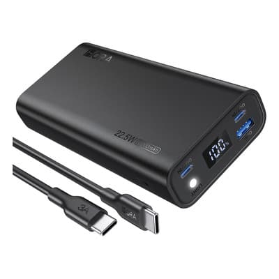 1hora Batería Portátil 20000mah Carga Rápida 22.5w,power Bank Con Cable Usb C-c De 30cm,tipo C Entrada Y Salida 2 Puertos Usb,pantalla Led, Linterna, Compatible Con Ip Samsung Xiaomi Negro - $321.00 en Mercado Libre | PrecioMX