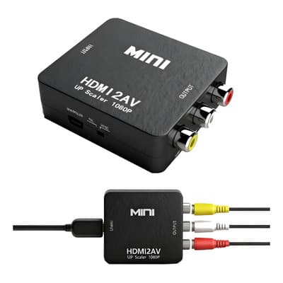Convertidor Adaptador De Audio Y Video Tv Hdmi A Rca 1080