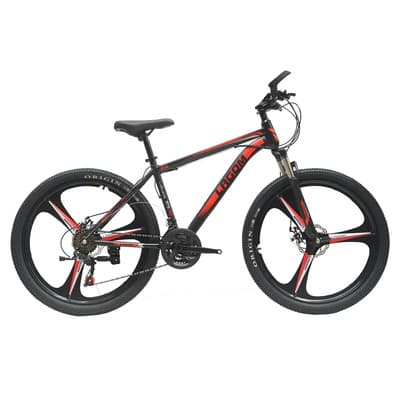 Mtb Lagom Macee R26 Negro 21 Velocidades, Doble Suspensión Total Y Frenos De Disco Mecánico Para Senderos Y Ciudad