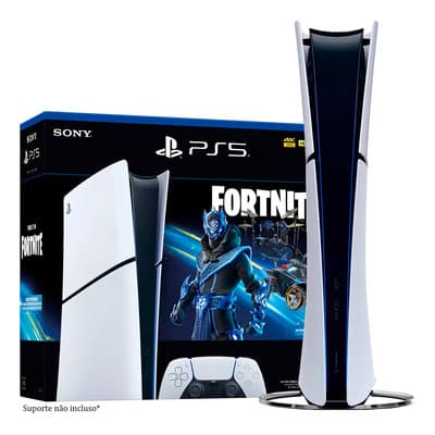 Consola Playstation Ps5 Digital Fortnite Cobalt Star 1tb Ssd Color Blanco
