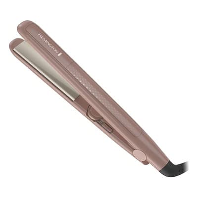Plancha de cabello Remington Cerámica con Macadamia S6300 marrón claro