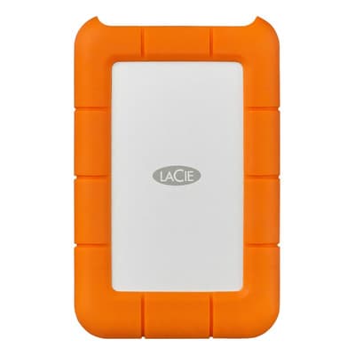 Disco Duro Externo LaCie Rugged 1TB USB-C Resistente al Agua y Golpes