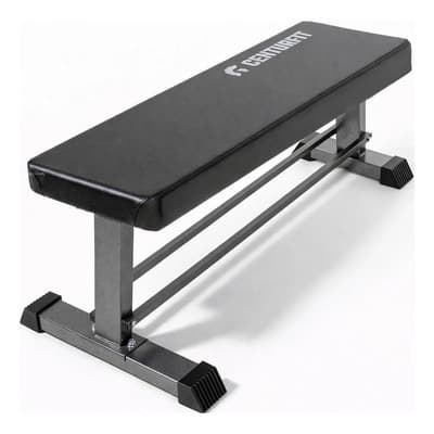 Banco Para Pesas Profesional Soporte 500 Kg Banca Plana Profesional Para Pesas Banco De Ejercicio Reforzado Con... Negro