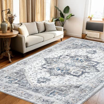 210*150cm alfombra geometría Antideslizante Lavado a máquina Tapete dormitorio sala de estar， Alfombras y tapetes 2 cm de espesor Hidrófugo