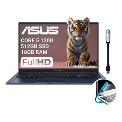 Asus Vivobook Core 5 120u 16gb Ram 512gb Ssd Intel Graphics Pantalla 15.6 Fhd 1920 X 1080 Incluye Windows Instalado Laptop Con Regalo Azul - $10,967.29 en Mercado Libre | PrecioMX
