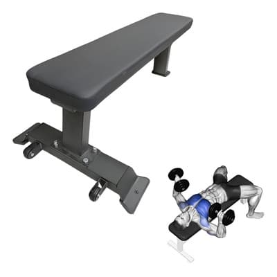 Banca Comercial Para Gimnasios Soporta 450 Kg Gym Bench - $3,999.00 en Mercado Libre | PrecioMX