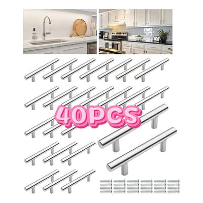 Tiradores Huecos De Acero Inoxidable Banna Bt4-ls, Paquete De 40, 15,6 Cm, Adecuados Para Puertas, Armarios, Cajones, Etc. - $266.12 en Mercado Libre | PrecioMX