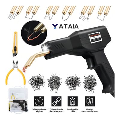 Yataia Soldador De Plástico, 400 Grapas, Kit De Soldadura De Plástico, Kit De Grapadora Caliente, Kit De Pistola... Negro - $298.98 en Mercado Libre | PrecioMX