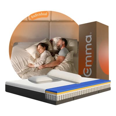 Colchón Emma Hybrid Individual Memory Foam + Dos Almohadas Color Blanco - $7,683.65 en Mercado Libre | PrecioMX