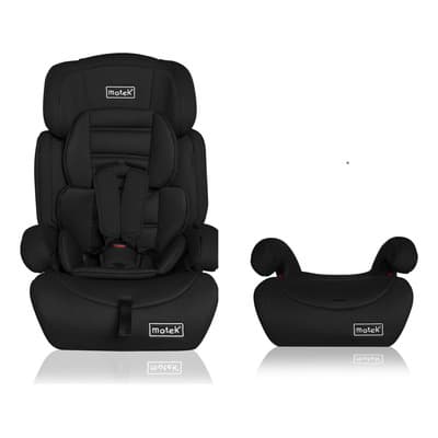 Autoasiento Booster Motek Benjo 9kg A 36kg Color Negro