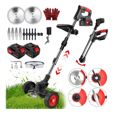 Desbrozadora Inalámbrica GRGRI ML534 2300W Ligera con Ruedas y Cuchillas