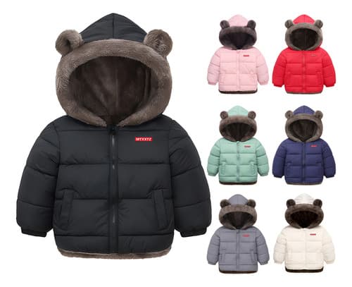Chamarra De Algodón Para Niños Con Forro Polar De Chaqueta - $168.00 en Mercado Libre | PrecioMX