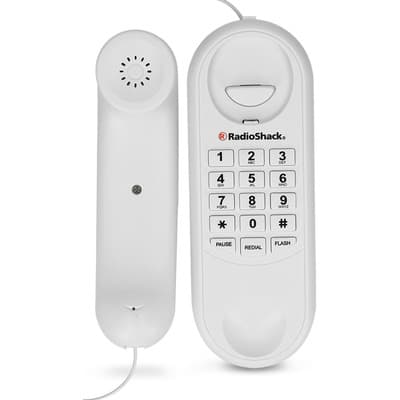 Teléfono Alámbrico Flash Radioshack Color Blanco - $220.35 en Mercado Libre | PrecioMX