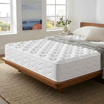 Colchón Matrimonial Híbrido Ortopédico Memory Foam Premium Con Resorte Hipoalergénico Y Antibacteriano | Ergonómico, Soporta La Espalda Y Corrige La Postura | 135x190x23 Cm