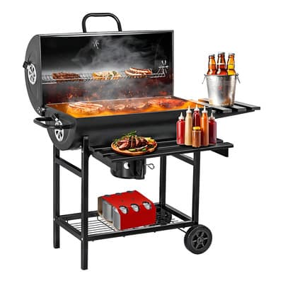 Parrilla De Carbón Movil Asador Bbq Temperatura Ajustable Color Negro - $1,999.00 en Mercado Libre | PrecioMX