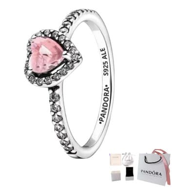Anillo Pandora De Corazón Rosa Con Caja De Talla 52 - $511.79 en Mercado Libre | PrecioMX
