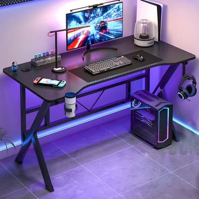 Escritorio Gamer Lafulaifu Moderno Multifuncional Ergonómico Escritorio Minimalista Audifonos Gamer Ganchos Para Escritorio Laptop Pc Estructura Metal Mesas De Madera Escritorios Juveniles Negro - $1,445.30 en Mercado Libre | PrecioMX