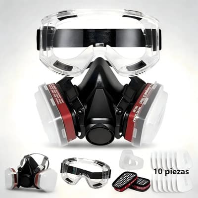 7200 Antivirus Antipolvo Mascarilla 10 Filtros De Algodón Mascarillas De Silicona Mascara De Gas Mascara Para Pintar Respirador Mascara Antigas Mascarilla Para Fumigar Face Mask Variation - $198.98 en Mercado Libre | PrecioMX