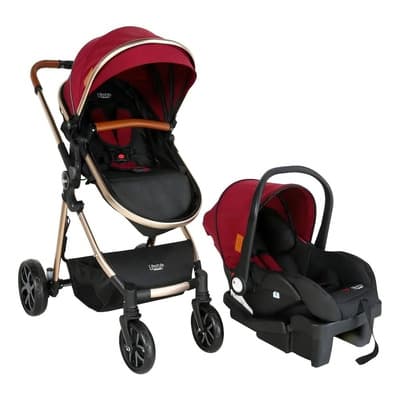 Carriola De Paseo Infanti Mike Vino Con Chasis Color Dorado - $4,999.00 en Mercado Libre | PrecioMX