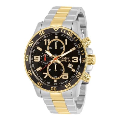 Reloj Hombre Invicta 45 Mm Calendario 14876 Acero Inoxidable Resistencia Al Agua 50m Plateado Negro Con Dorado Negro - $2,720.00 en Mercado Libre | PrecioMX
