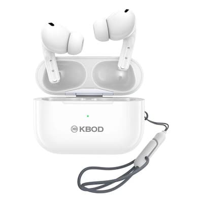 KBOD Audífonos Inalámbricos Bluetooth 5.3 TWS 50Pro Color Blanco