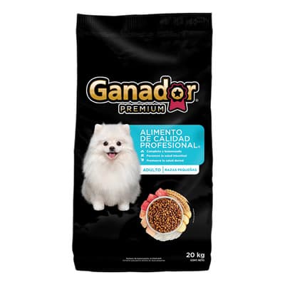 Alimento Para Perro Ganador Premium Raza Pequeña De 20kg