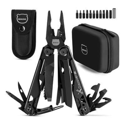 Multiherramienta 23 en 1 MIAOKE con Estuche y Traba de Seguridad