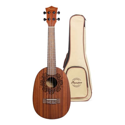 Ukelele Concierto Bamboo Diseño Prana Con Funda Acolchada Color Marrón Oscuro - $1,785.00 en Mercado Libre | PrecioMX