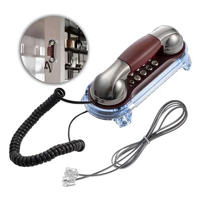 Teléfonos Fijos Alambrico Vintage Para Casa Oficina Hotel Plateado - $258.28 en Mercado Libre | PrecioMX