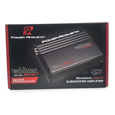Amplificador Micro Caliber Power Acoustick 1500w Color Negro