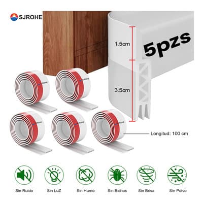 Sjrohe® 5 Piezas De Guardapolvo Cubre Puerta Atrapa Polvo Evita Insectos Cubrepuertas Cortaviento Cubre Polvo Puerta... Floreado - $148.98 en Mercado Libre | PrecioMX