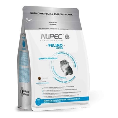 Nupec Felino Kitten Para Gato De Temprana Edad Bolsa 1.5kg - $305.00 en Mercado Libre | PrecioMX