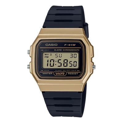 Reloj Casio Vintage F91 Unisex Dorado Full Correa Negro Bisel Negro - $639.00 en Mercado Libre | PrecioMX