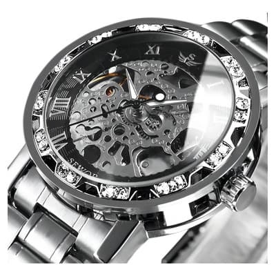 Reloj Automático Ben Nevis Esqueleto Lujoso Clásico Moda Para Hombre,correa Plateada Plateado - $139.80 en Mercado Libre | PrecioMX