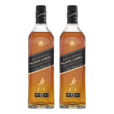 Pack De 2 Whisky Johnnie Walker Blend Black Label 750 Ml - $1,155.00 en Mercado Libre | PrecioMX