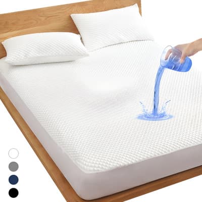 Protector Cubre Colchón Impermeable Nanwei Cobertor Colchón Acolchado Hipoalergénico Y Ultrasuave Antiácaros Transpirable Funda De Colchón Elástico Ajustable Matrimonial Blanco - $396.73 en Mercado Libre | PrecioMX