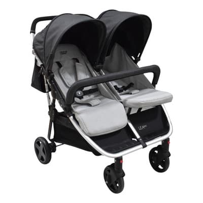 Lifestyle By Infanti Carriola Doble Lea Twin Color Negro Chasis Plata - $4,479.00 en Mercado Libre | PrecioMX