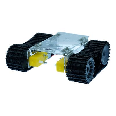 Chasis Mini Tanque Tecneu Ruedas Oruga Acrílico Robótica - $699.47 en Mercado Libre | PrecioMX
