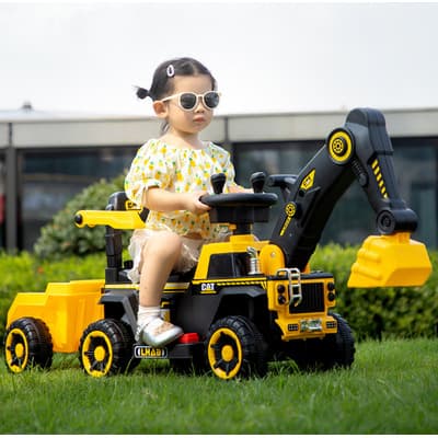 Máquina Excavadora Eléctrica Para Niños De 3 A 12 Años Color Rojo - $1,993.86 en Mercado Libre | PrecioMX