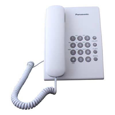 Teléfono Panasonic De Mesa Kx-ts500 Fijo - Color Blanco - $454.00 en Mercado Libre | PrecioMX