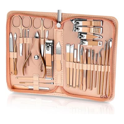 Kit Manicura Pedicura Swancooyu 30 Piezas Acero Inoxidable Portátil - $148.99 en Mercado Libre | PrecioMX