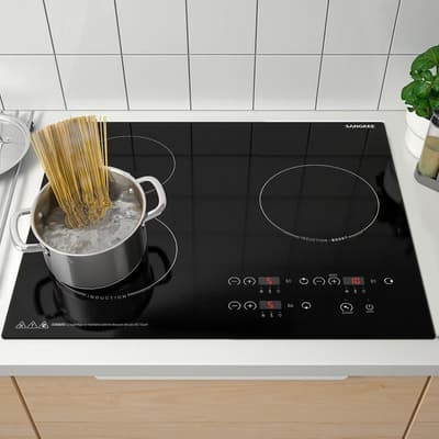 Sangkee Parrilla De Inducción Eléctrica 3 Quemadores Empotrable,10 Niveles De Temperatura,10 Niveles De Potencia... Negro-3 - $4,070.31 en Mercado Libre | PrecioMX