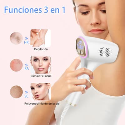 Máquina Depiladora Electrica Mujer Ipl Ezzyso Ls-999 Láser Permanente Con Enfriamiento 0.2s 9 Intensidades Se Puede Aplicar En Bikini, Axilas, Cuerpo Blanco - $769.00 en Mercado Libre | PrecioMX