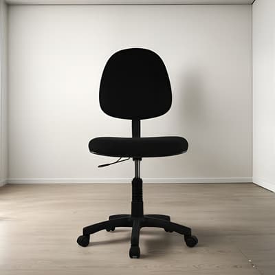 Silla Oficina Visita Secretarial Escritorio Ejecutivo Color Negro Material del tapizado Pliana