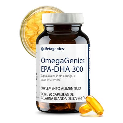 Omegagenics Omega 3 Epa-dha 300 X 878mg Suplemento En Cápsulas De Metagenics Sin Sabor - $811.00 en Mercado Libre | PrecioMX